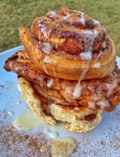 Fried Chicken Cinnamon Roll Sandwich